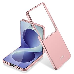 Θήκη Full Body από Πολυκαρβονικό (PC) για Samsung Galaxy Z Flip8 5G (GKK) σε Ροζ — σκληρή προστασία με ακριβείς εγκοπές & σχεδιασμό ειδικά για αναδιπλούμενα κινητά.
