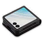 Θήκη Samsung Galaxy Z Flip8 5G - N.BEKUS - Full Body από Συνθετικό Δέρμα (PU) + PC - Μαύρο - Wallet — εικόνα 5