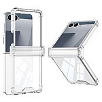 Full Body TPU θήκη για Samsung Galaxy Z Flip8 5G (GKK) σε Διάφανο — ενισχυμένες γωνίες Airbag & προστασία άρθρωσης για καθημερινή ασφάλεια.