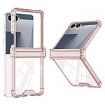 Full Body TPU θήκη για Samsung Galaxy Z Flip8 5G (GKK) σε Ροζ — ενισχυμένες γωνίες airbag & προστασία μεντεσέ για ολοκληρωμένη ασφάλεια.