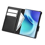 Θήκη Samsung Galaxy Z Fold8 5G - QIALINO - Flip Θήκη από Αυθεντικό Δέρμα - Μαύρο - Wallet/Stand — εικόνα 3