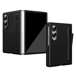 Θήκη Ολικής Κάλυψης PC για Samsung Galaxy Z Fold8 5G (OEM) σε Μαύρο με υποδοχή γραφίδας — ολοκληρωμένη προστασία μπρος & πίσω με αντιδακτυλικό φινίρισμα soft-touch.
