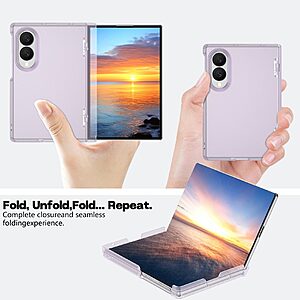 Θήκες Κινητών Samsung Galaxy Z Fold8 5G 42 Θήκη Samsung Galaxy Z Fold8 5G - OEM - Σκληρή Πλάτη PC - Μωβ — εικόνα 2