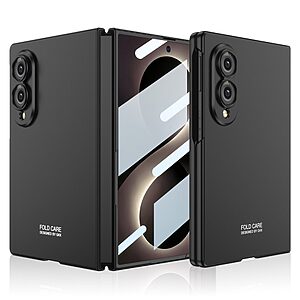 Full Body θήκη PC με Tempered Glass για Samsung Galaxy Z Fold8 5G (GKK) σε Μαύρο — ολοκληρωμένη προστασία οθόνης & σώματος με ακριβείς εγκοπές για καθημερινή χρήση.