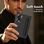 Θήκη Samsung Galaxy Z Fold8 5G - OEM - Full Body PC + Tempered Glass - Μαύρο - Stand — εικόνα 9
