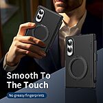 Θήκη Samsung Galaxy Z Fold8 5G - OEM - Full Body PC + Tempered Glass - Μαύρο - Stand — εικόνα 4