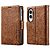 Flip Πορτοφόλι από Συνθετικό Δέρμα (PU) για Samsung Galaxy Z Fold8 5G (LC.IMEEKE) σε Καφέ — θήκες καρτών με RFID blocking & βάση στήριξης για hands-free χρήση.
