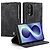 Flip Πορτοφόλι από Συνθετικό Δέρμα (PU) για Samsung Galaxy Z Fold8 5G (CASEME 013 Series) σε Μαύρο — θήκες καρτών, μαγνητικό κλείσιμο & ρυθμιζόμενη βάση stand για hands-free προβολή.