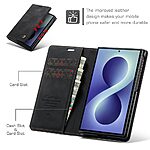 Θήκη Samsung Galaxy Z Fold8 5G - CASEME 013 Series - Flip Πορτοφόλι από Συνθετικό Δέρμα (PU) - Μαύρο - Wallet/Stand — εικόνα 4