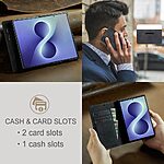 Θήκη Samsung Galaxy Z Fold8 5G - CASEME 013 Series - Flip Πορτοφόλι από Συνθετικό Δέρμα (PU) - Μαύρο - Wallet/Stand — εικόνα 9