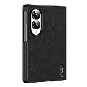 Full Body θήκη για Samsung Galaxy Z Fold8 5G (OEM) σε Μαύρο από Συνθετικό Δέρμα (PU) + PC — ανασηκωμένα χείλη για κάμερα & οθόνη, ακριβείς εγκοπές & εύκολη τοποθέτηση.