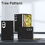 Θήκη Samsung Galaxy Z Fold8 5G - OEM - Full Body από Συνθετικό Δέρμα (PU) + PC - Μαύρο — εικόνα 2