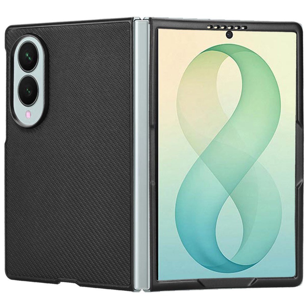 Θήκη Samsung Galaxy Z Fold8 5G - OEM - Full Body από Συνθετικό Δέρμα (PU) + PC - Μαύρο Full Body θήκη για Samsung Galaxy Z Fold8 5G (OEM) από Συνθετικό Δέρμα (PU) + PC σε Μαύρο — υφή carbon fiber με αντιδακτυλική επιφάνεια & ολοκληρωμένη προστασία από πτώσεις & γρατζουνιές.