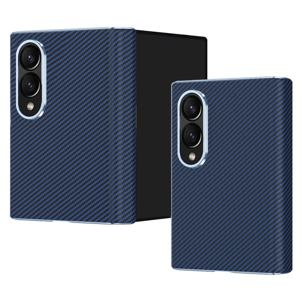 Θήκη Samsung Galaxy Z Fold8 5G - OEM - Full Body από Συνθετικό Δέρμα (PU) + PC - Μπλε Full Body θήκη για Samsung Galaxy Z Fold8 5G (OEM) σε Μπλε με υφή Carbon Fiber — ολοκληρωμένη προστασία καμπίνας, μεντεσέ & φακού κάμερας από γρατζουνιές & κρούσεις.
