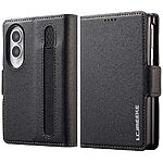 Flip Πορτοφόλι από Συνθετικό Δέρμα (PU) για Samsung Galaxy Z Fold8 5G (LC.IMEEKE) σε Μαύρο — θήκες καρτών & βάση στήριξης για καθημερινή προστασία.