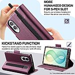 Θήκη Samsung Galaxy Z Fold8 5G - LC.IMEEKE L1 Series - Flip Πορτοφόλι από Συνθετικό Δέρμα (PU) με TPU - Μωβ - Wallet/Stand — εικόνα 10