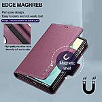Θήκη Samsung Galaxy Z Fold8 5G - LC.IMEEKE L1 Series - Flip Πορτοφόλι από Συνθετικό Δέρμα (PU) με TPU - Μωβ - Wallet/Stand — εικόνα 2
