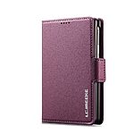 Θήκη Samsung Galaxy Z Fold8 5G - LC.IMEEKE L1 Series - Flip Πορτοφόλι από Συνθετικό Δέρμα (PU) με TPU - Μωβ - Wallet/Stand — εικόνα 3