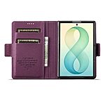 Θήκη Samsung Galaxy Z Fold8 5G - LC.IMEEKE L1 Series - Flip Πορτοφόλι από Συνθετικό Δέρμα (PU) με TPU - Μωβ - Wallet/Stand — εικόνα 5