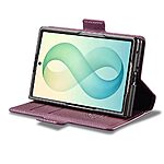 Θήκη Samsung Galaxy Z Fold8 5G - LC.IMEEKE L1 Series - Flip Πορτοφόλι από Συνθετικό Δέρμα (PU) με TPU - Μωβ - Wallet/Stand — εικόνα 6