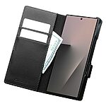Θήκη Samsung Galaxy Z Fold8 Ultra 5G - QIALINO - Flip Θήκη από Αυθεντικό Δέρμα - Μαύρο - Wallet/Stand — εικόνα 6