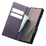 Θήκη Samsung Galaxy Z Fold8 Ultra 5G - QIALINO - Flip Θήκη από Αυθεντικό Δέρμα - Μωβ - Wallet/Stand — εικόνα 6