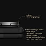 Θήκη Samsung Galaxy Z Fold8 Ultra 5G - NILLKIN Magnetic Case - Full Body Carbon Fiber + TPU - Μαύρο - Stand — εικόνα 3