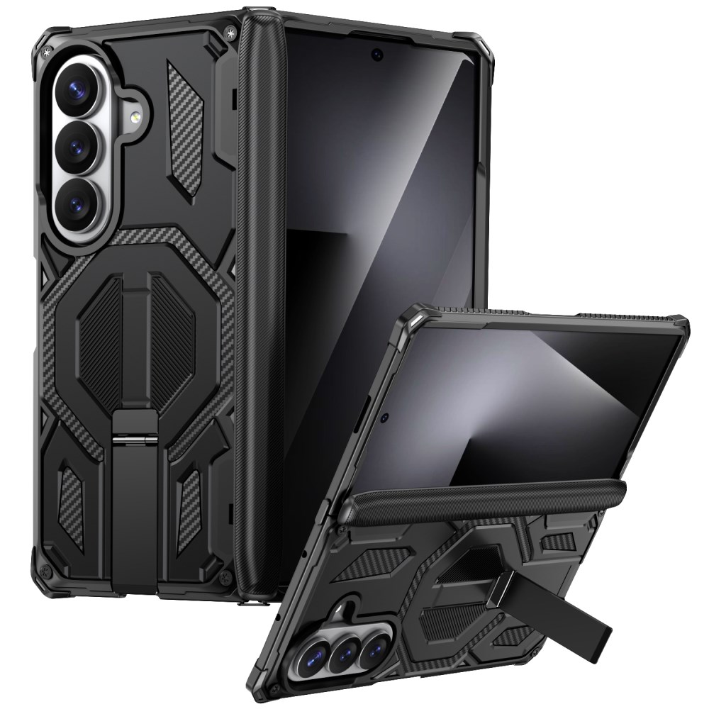 Θήκη Samsung Galaxy Z Fold8 Ultra 5G / Fold7 5G - OEM - Full Body PC+TPU - Μαύρο - Stand Full Body PC+TPU θήκη για Samsung Galaxy Z Fold8 Ultra 5G / Fold7 5G (OEM) σε Μαύρο με Kickstand — διπλή στρώση προστασίας, ενισχυμένο πλαίσιο & κρυφή βάση στήριξης για hands-free προβολή.
