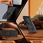 Θήκη Samsung Galaxy Z Fold8 Ultra 5G / Fold7 5G - OEM - Σκληρή Πλάτη PC+TPU - Μαύρο - Stand — εικόνα 7