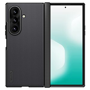 Σκληρή Πλάτη PC για Samsung Galaxy Z Fold8 Ultra 5G (NILLKIN Super Frosted Shield Fold) σε Μαύρο — ματ φινίρισμα με υφή σωματιδίων & μαγνητική συμβατότητα για καθημερινή προστασία.
