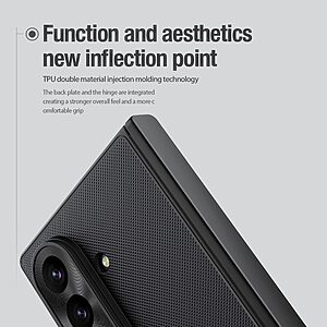 Θήκη Samsung Galaxy Z Fold8 Ultra 5G - NILLKIN Super Frosted Shield Fold - Σκληρή Πλάτη PC - Μαύρο - Magnetic — εικόνα 2