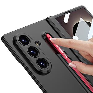 Θήκη Samsung Galaxy Z Fold8 Ultra 5G - GKK - Full Body PC + Tempered Glass - Μαύρο - Stand — εικόνα 2