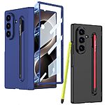 Θήκη Samsung Galaxy Z Fold8 Ultra 5G - GKK - Full Body PC + Tempered Glass - Μαύρο - Stand — εικόνα 4