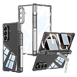 Full Body PC + Tempered Glass για Samsung Galaxy Z Fold8 Ultra 5G (GKK) σε Μαύρο — airbag προστασία στην άρθρωση, θήκη στυλό & ρυθμιζόμενο kickstand για hands-free χρήση.
