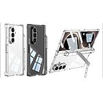 Θήκη Samsung Galaxy Z Fold8 Ultra 5G - GKK Kickstand Case - Full Body PC + Tempered Glass - Μαύρο - Stand — εικόνα 2