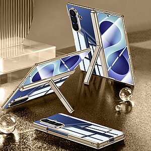 Θήκη Samsung Galaxy Z Fold8 Ultra 5G - OEM - Full Body PC + Tempered Glass - Μαύρο - Stand — εικόνα 2