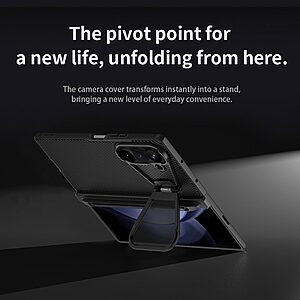 Θήκη Samsung Galaxy Z Fold8 Ultra 5G - NILLKIN CamShield Prop Magnetic Series - Full Body PC+TPU - Μαύρο - MagSafe/Stand — εικόνα 2