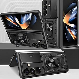 Θήκη Samsung Galaxy Z Fold8 Ultra 5G - OEM - Full Body PC+TPU - Μαύρο - Stand — εικόνα 2