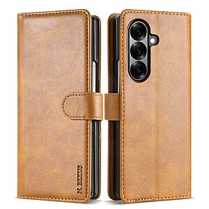 Flip Πορτοφόλι από Συνθετικό Δέρμα (PU) για Samsung Galaxy Z Fold8 Ultra 5G (N.BEKUS) σε Καφέ — πρακτικό πορτοφόλι με μαγνητικό κούμπωμα & βάση στήριξης για hands-free χρήση.