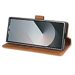 Θήκη Samsung Galaxy Z Fold8 Ultra 5G - N.BEKUS CSJ-001 - Flip Πορτοφόλι από Συνθετικό Δέρμα (PU) με TPU - Καφέ - Wallet/Stand — εικόνα 5