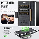 Θήκη Samsung Galaxy Z Fold8 Ultra 5G - AUTSPACE - Flip Πορτοφόλι από Συνθετικό Δέρμα (PU) με TPU - Μαύρο - RFID/Wallet/Stand — εικόνα 6