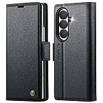 Flip Πορτοφόλι από Συνθετικό Δέρμα (PU) για Samsung Galaxy Z Fold8 Ultra 5G (CASEME 023) σε Μαύρο — θήκες καρτών, RFID προστασία & βάση στήριξης για καθημερινή χρήση.