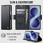 Θήκη Samsung Galaxy Z Fold8 Ultra 5G - CASEME 023 - Flip Πορτοφόλι από Συνθετικό Δέρμα (PU) με TPU - Μαύρο - RFID/Wallet/Stand — εικόνα 4