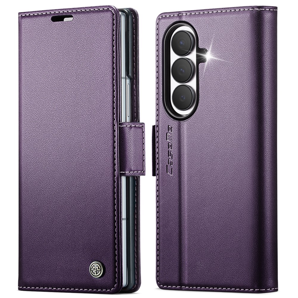 Θήκη Samsung Galaxy Z Fold8 Ultra 5G - CASEME 023 - Flip Πορτοφόλι από Συνθετικό Δέρμα (PU) με TPU - Μωβ - RFID/Wallet/Stand Flip Πορτοφόλι από Συνθετικό Δέρμα (PU) για Samsung Galaxy Z Fold8 Ultra 5G (CASEME 023) σε Μωβ — RFID προστασία, 3 θήκες καρτών & βάση στήριξης για hands-free χρήση.