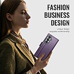 Θήκη Samsung Galaxy Z Fold8 Ultra 5G - CASEME 023 - Flip Πορτοφόλι από Συνθετικό Δέρμα (PU) με TPU - Μωβ - RFID/Wallet/Stand — εικόνα 3