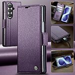 Θήκη Samsung Galaxy Z Fold8 Ultra 5G - CASEME 023 - Flip Πορτοφόλι από Συνθετικό Δέρμα (PU) με TPU - Μωβ - RFID/Wallet/Stand — εικόνα 8