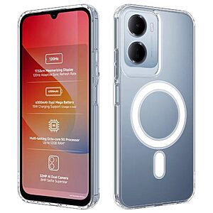 Πλάτη Ακρυλικό+TPU για Xiaomi Redmi A7 Pro (OEM) σε Διάφανο — ανθεκτική προστασία από κρούσεις & γρατζουνιές με ενσωματωμένο μαγνητικό δακτύλιο για μαγνητικά αξεσουάρ.