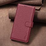Θήκη Xiaomi Redmi A7 Pro - BINFEN COLOR BF32 - Flip Πορτοφόλι από Συνθετικό Δέρμα (PU) με TPU - Κόκκινο - RFID/Wallet/Stand — εικόνα 2