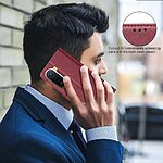 Θήκη Xiaomi Redmi A7 Pro - BINFEN COLOR BF32 - Flip Πορτοφόλι από Συνθετικό Δέρμα (PU) με TPU - Κόκκινο - RFID/Wallet/Stand — εικόνα 6