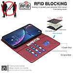 Θήκη Xiaomi Redmi A7 Pro - BINFEN COLOR BF32 - Flip Πορτοφόλι από Συνθετικό Δέρμα (PU) με TPU - Κόκκινο - RFID/Wallet/Stand — εικόνα 7